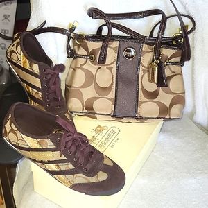 COACH BAG with Matching shoes